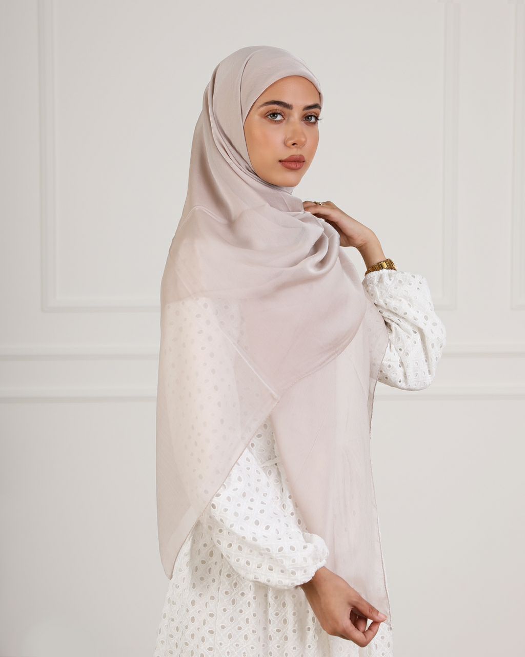 isharp chiffon - light beige