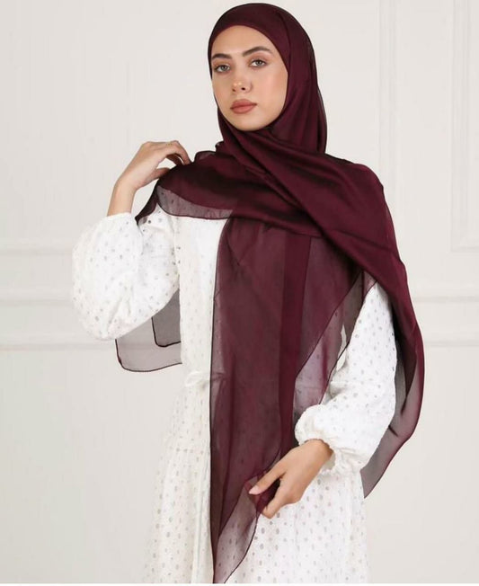 isharp chiffon - bordeaux