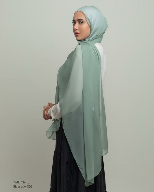 Schal chiffon - mint